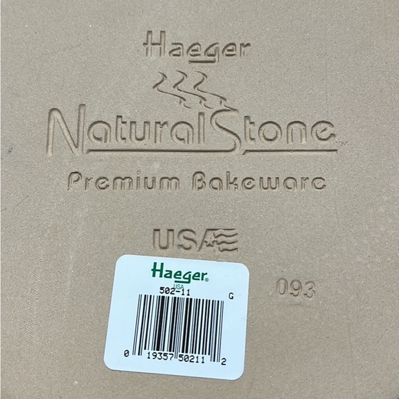 NWT Haeger Natural Stone Pie Plate - Picture 4 of 6